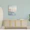 Stupell Industries Morning Sunrise Sailboat Soft Pink Contemporary Ocean Sky Canvas Wall Art
